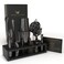 Highball &amp; Chaser 13-Piece Gunmetal Black Stainless Steel Boston Cocktail Shaker Bar Tool Set with Mixology Bartender Kit Accessories