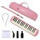 YCXYQ Pink - 37 Keys Melodica Professional Instrument Air Piano Soprano Style Keyboard Harmonium Instrument Suitable for Beginners and Music Lovers Portable Instruments