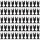 COMOWARE 55 Pcs Oscillating Saw Blades - 1-3/4&rdquo; Professional Universal Oscillating Tool Blades, Multitool Blades, Quick Release Durable Oscillating Tool for Wood/Plastic/Soft Metal Cutting
