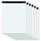Zaviko Graph Paper Pads 8.5 x 11, 6 Pack, 4x4 Blue Quad Grid Paper Pad, White Quadrille Pad 8-1/2" x 11", Easy Tears Off, Grid Notebook 8.5 x 11, White 70 GSM Graft Paper, 30 Sheets/Pad