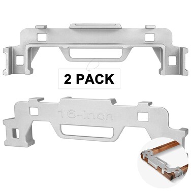 Tandefio 2 Pcs 16 Inch Framing Tools Framing Stud Layout Tool Cast Aluminum Stud Framing Measurement Spacing Tool Precision Jig Tool for Walls Roofs Floors or Ladders