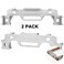 Tandefio 2 Pcs 16 Inch Framing Tools Framing Stud Layout Tool Cast Aluminum Stud Framing Measurement Spacing Tool Precision Jig Tool for Walls Roofs Floors or Ladders