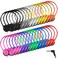 Yunsailing 30 Pack Class Set Headphones for Kids Students Bulk Classroom Headsets Adjustable School Earphones On Ear with 3.5 mm Jack for Youth Adults, Operation Christmas Bulk Items(Classic Colors)