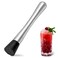 8 Inches Professional Muddler for Cocktails Set - Stainless Steel Muddler Old Fashioned Cocktail Kit Ice Crusher - Cocktail Set Bartender Kit for Home Bar - Fruit Crusher for Mojito