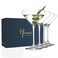 Glaver's Martini Glasses Set of 4 Cocktail Glasses, 10.5 Ounce Stemmed Margarita Glasses, for Bar, Martinis, Cosmopolitan, Gimlet, Elegant Packaging