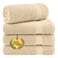 Cotton Paradise Bath Towels for Bathroom, 100% Cotton 4 Piece Turkish Bath Towel Set, Soft Plush Bath Towels Clearance Bathroom Set, Beige Bath Towels