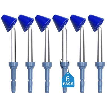 IIYL Nose Washing Replacement Tips for Waterpik Oral Irrigator Wp-100 Wp-450 Wp-250 Wp-300 Wp-660 Wp-900 by (6-Pack)