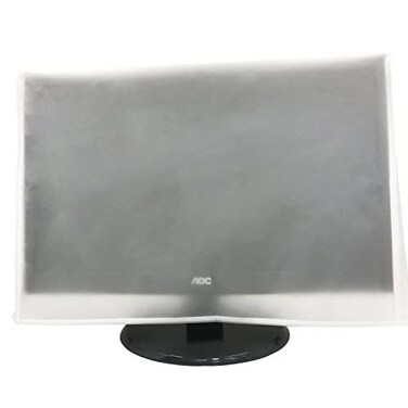 SZBRO Monitor Dust Cover, LCD/LED HD Antistatic Vinyl Flat-Screen Computer Monitor Water Proof Protective Case Compatible with 24" iMac Desktop and Accessories(24W x18H x3D)