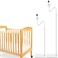 iTODOS Baby Monitor Floor Stand Holder for Nanit Pro Smart Baby Monitor &amp; Flex Stand,Owlet Cam,Eufy Spaceview,Infant Optics DXR-8 Pro,HelloBaby HB65/HB66/HB248,Babysense,68.8" Adjustable Height
