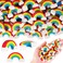 50 Pack Rainbow Erasers for Kids,Large Rainbow Erasers Bulk,Fun Pencil Erasers,St. Patrick's Day Erasers Cute Erasers for Classroom Office Home School Work Prize Gifts Supplies