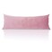 StangH Pink Body Pillow Cover for Kids/Pregnant Women, Super Soft Velvet Body Pillow Pillowcase, Extra Long Sofa/Couch Pillow Cover with Hidden Zipper, 20 x 54 inches, 1 Piece