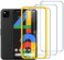 ivoler [6 Pack] [4 Pack] Tempered Screen Protector for Pixel 4a 4G with [2 Pack] Camera Lens Protector Tempered Glass with [Alignment Frame Easy Installation],HD Clear Anti-Scratch Film,5.8 inch