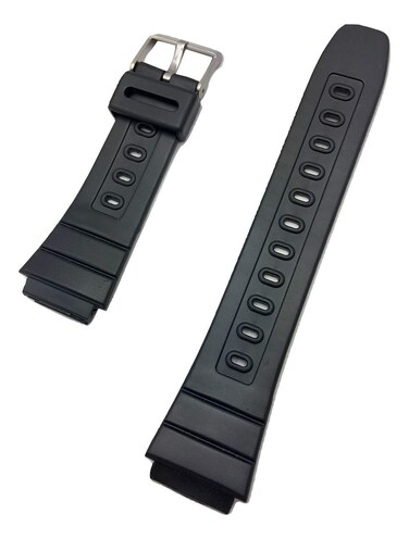 NewLife 20mm Black Rubber PVC Material Watchband   Comfortable and Durable Replacement Watchstrap that brings to Any Watch for Men and Women