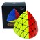 CuberSpeed YuXin 5x5 Pyraminx stickerless Magic Cube 5x5 Master Pyraminx Speed Cube
