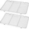 Decymis Cooling Rack and Baking Rack with Stainless Steel, 2 - Pack 10 x 15 Inches Heavy Duty Cooling Racks for Cooking and Baking, Sturdy Cookie Cooling Rack, Easy to Clean Oven &amp; Dishwasher Safe
