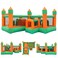 Inflatable Bounce House Kids Obstacle Bouncy Castle for Outdoor Indoor