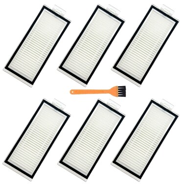 6 Pack Q7 Filters Replacement Compatible with Roborock Q7 Max+,Q7,Q7+,Q7 Max,Q5 Pro+,Q5 Pro,Q5 Max+, Q5 DuoRoller+, Q8 Max,Q8 Max+ Robot Vacuum and Mop