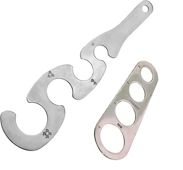 Spaghetti Pasta Measure Stainless Steel Spaghetti Measurer Tool 4 Serving Portion Control Pasta Cooking Tool Kitchen Gadgets 2 Pcs Different structure