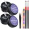 Rhinestones Glue for Nails, 10ml x2 Nail Glue for Stones and Gems Long Lasting Adhesive Super Strong Jewlery Nail Art Glue 3Pcs Nail Brushes, Wax Pencils, Stick&amp; Picking Tweezers (UV/LED Cure Needed)