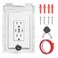 Young Dance Smart Home Switch Cover,Baby Proof Light Outlet Covers,Child Safety Switch Plate Guard,Wall Plug Box,Kids Electrical Protector Box Fits All Outlet 4.95" H X 3.35" W X 1.77" D or Smaller
