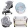 Baby Mosquito Net for Stroller, Reusable Bug Net for Stroller, Bassinets, Cradles, Playards, Pack N Plays and Portable Mini Crib, Portable &amp; Durable Baby Insect Netting