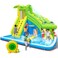 TOAOB Inflatable Water Slide：5 in 1 Crocodile Bounce House Water Park for Kids - Climbing Wall Splash Pool Water Cannon Basketball Rim - 480W Blower - for Indoor Outdoor Backyard Birthday Party