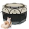 BEIKOTT Pet Playpen, Foldable Dog Playpens, Portable Exercise Kennel Tent for Puppies/Dogs/Cats/Rabbits, Dog Play Tent with Removable Mesh Shade Cover for Travel Indoor Outdoor Using(Large)