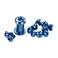 13-Piece Titanium Screw for Benchmade 535 Bugout, Mini Bugout 533 and Bailout 537, Complete Hardware Set Includes Pivot, Handle and Pocket Clip Screws, Blue