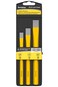 Renekton Heavy Duty Cold Chisels Set, 3/8 in, 1/2 in, 5/8 in, CR-V Steel, For Cutting Rivets, Rods and Bolts, Removing Slag&iuml;&frac14;&OElig;3 Piece