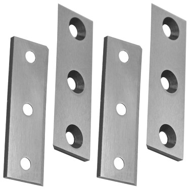 4 Pack Wood Chipper Blades for EFCUT C30, C30 Mini, C30 Lite, Landworks, Superhandy LCE12, Greatcircleusa GUO033 GUO035 GUO054, A30/B40 series and 3-IN-1 Wood Chippers Shredders (4.15" L x 1.33" W)