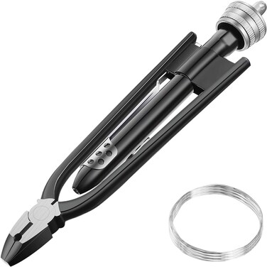 6 Inch Safety Wire Pliers, Wire Twisting Tool Lock Wire Pliers, Wire Twister Tool for Aircraft Auto Industry