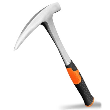Rock Pick Hammer-31oz Geology Hammer with Ergonomic Handle &acirc;&euro;&ldquo; Stone Mason Hammer, Block Hammer, Masonry Hammer with Pointed Tip &amp; Shock Reduction Handle,Brick Tools, Stone Hammer, Masonry Tools