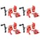 ATPEAM Wood Gluing Pipe Clamp Set   4 Pack 3/4&acirc;&euro;&trade;&acirc;&euro;&trade; Heavy Duty Cast Iron Quick Release Pipe Clamps for Woodworking with Unique Foot Design (4, 3/4'')