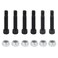 QXSKSLH Replacement 74072 Auger Motor Shaft Nut &amp; Bolt, Fit for Pit Boss, Traeger, Z-Grills, Rec Tec and Most Wood Pellet Grills &amp; AC Pellet Grill Shaft Nut &amp; Bolt of Auger Motor,6-Pack