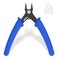 VCELINK Small Wire Cutter Spring-loaded GJ706BL, Precision Flush Cutter Pliers Diagonal Cutters for Electronics, Jewelry Making, Model Craft and 3D Printer, 5-Inch