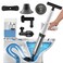 YYJIAWEI Toilet Plunger,Stainless High Pressure Air Drain Blaster Kit for Toilet,Heavy Duty Drain Powerful Plungers for Bathroom/Floor Drain/Sink/Kitchen-White