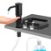 Soap Dispenser for Kitchen Sink, Built in Kichen Sink Soap Dispenser with 40" Extension Tube Kit and Storage Basket, Liquid Soap Dispenser Pump, No Need to Fill The Little Bottle Again