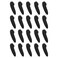uxcell 100Pcs Blade Knife Tip Protector Cover Plastic Knife Guard Sleeves Knife Blade Tip Sleeves Cover for Kitchen, Black