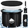 NVRGIUP Cold Plunge Tub, XL Large 116 Gal Ice Bath Tub For 2 Adults Athletes, Portable Cold Water Inflatable Plunge Pool With Cover, Multiple Layered, Carry Bag for Recovery &amp; Cold Water Therapy