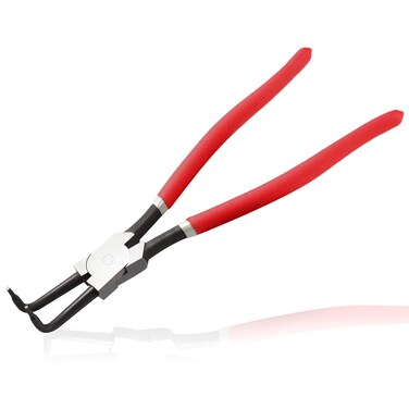 LEONTOOL 13-Inch Internal Snap Ring Pliers 90 Degree Heavy Duty Retaining Ring Pliers with Bent Jaw Tip Diameter 0.12" Large Lock Ring Pliers Circlip Pliers for Installing Removing Retaining Ring