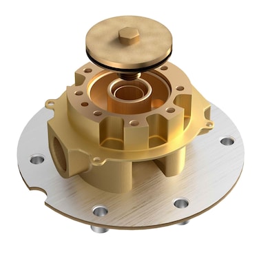 K-97339-NA Mounting Block for Kohler Artifacts Kelston Purist Stillness Margaux Composed Floor Mount Bath Fillers 4.69" x 4.69" x 2.25