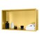Elefloom Shower Niche, Stainless Steel Modern Bathroom Niche, No Tile Needed Recessed Shower Shelf Organizer for Storage, Dark Gold, 16"&Atilde;&mdash;28