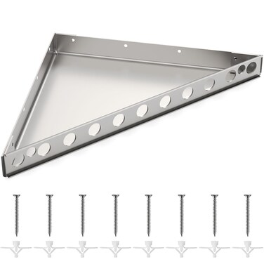 Floating Corner Shower Bench Kit-Customizable Appearance Corner Bench Seatin (17"x17"x24")