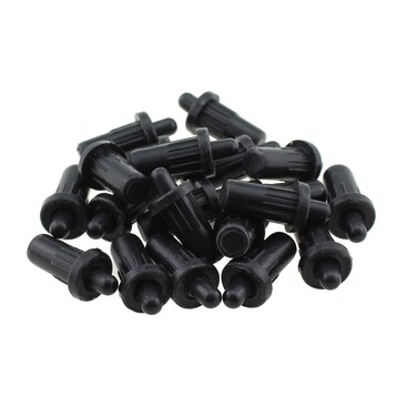 MTQY 20PCS 25mmx7.5mm Furniture Fitting Cabinet Door Repair Telescopic Pivots Black Damper Replacement Repair Spring Pin for Room and Window Cabinet Door and Window