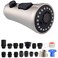 Hibbent Pull Down Kitchen Faucet Head Replacement, 3-Function Kitchen Sink Spray Nozzle with 15 Adapters, Compatible with Moen, American Standard, Delta, Kohler Faucets, Brushed Nickel