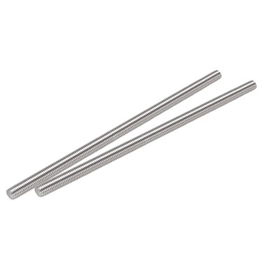 uxcell 2Pcs M12 x 300mm Fully Threaded Rod 304 Stainless Steel Right Hand Threads,M12-1.75 Thread Pitch