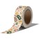 Impack Water Activated Packing Tape &acirc;&euro;&ldquo; Cute Packaging Tape, Durable Biodegradable Paper Tape for Small Business, Tamper-Resistant Gummed Tape for Gift or Shipping Boxes (Daisy Multi, 50M Roll)