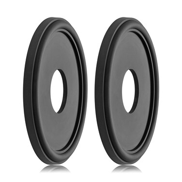 EIFHYT Molded PU Ceiling Medallion for Light Fixtures and Ceiling Fans, 13.1"OD x 4"ID x 1"P (Fits Canopies up to 10.25") Black