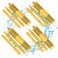 OBMAO Spa Mineral Stick, spa Mineral Sticks for hot tub Cartridge with 4 Months Lifetime Universal for Pool&amp;Hot Tub to Keep Water Clear(Yellow,4PCS)