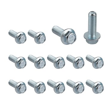 Ohleats 14 PCS Differential Cover Bolt Kit, M8 1.25 &Atilde;&mdash; 20mm Carbon Steel Metric Threads Hex Head Flange Screw Set, Differential Bolts Replacement for Most Cars, Car Accessories